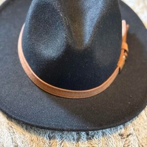 Source Unknown Black and Brown Hat